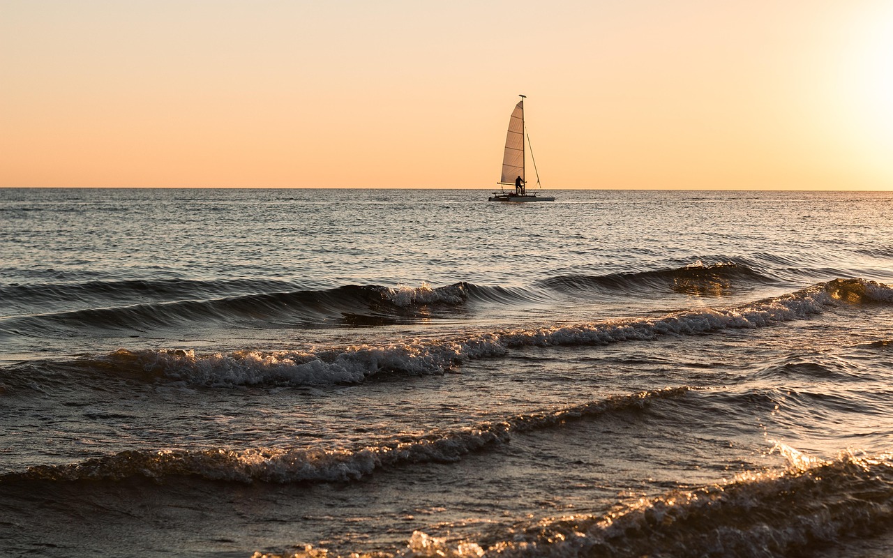 Tramonto in vela